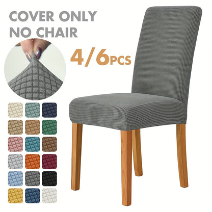 ELASTICVELVET – Elegant Stretch Velvet Chair Covers for Instant Dining Room Renewal