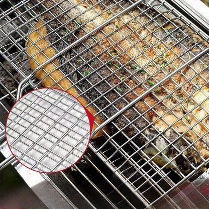 GRILLMESH – Large Capacity BBQ Basket for Even Outdoor Grilling Control