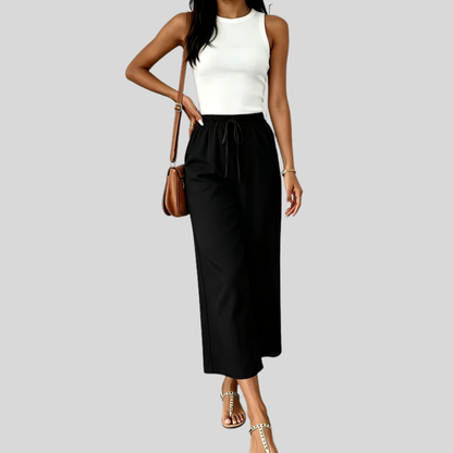 Casual Capri Wide Pants