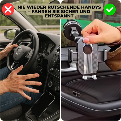GRIPVAULT – Car Phone Mount with Strong Suction Hold