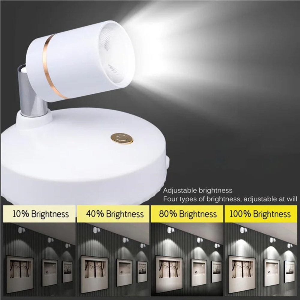 LUMIGLOW – Wireless LED Spotlight for Flexible Lighting