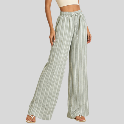 Striped Vacation Wide Pants