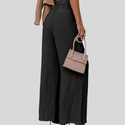 Pleated High Waist Pants