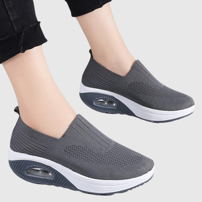 Platform Orthopedic Knit Walking Sneakers