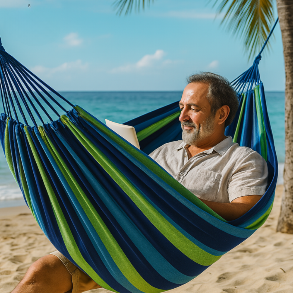COMFORTNEST – Canvas Hammock for Relaxing Outdoor Comfort