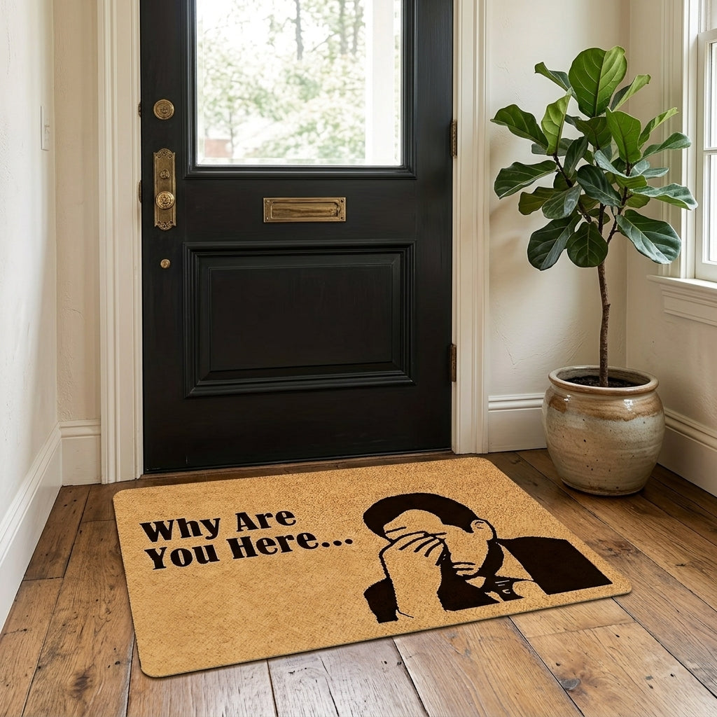 SASSYSTEP – Humorous Door Mat for Playful Entryway Charm