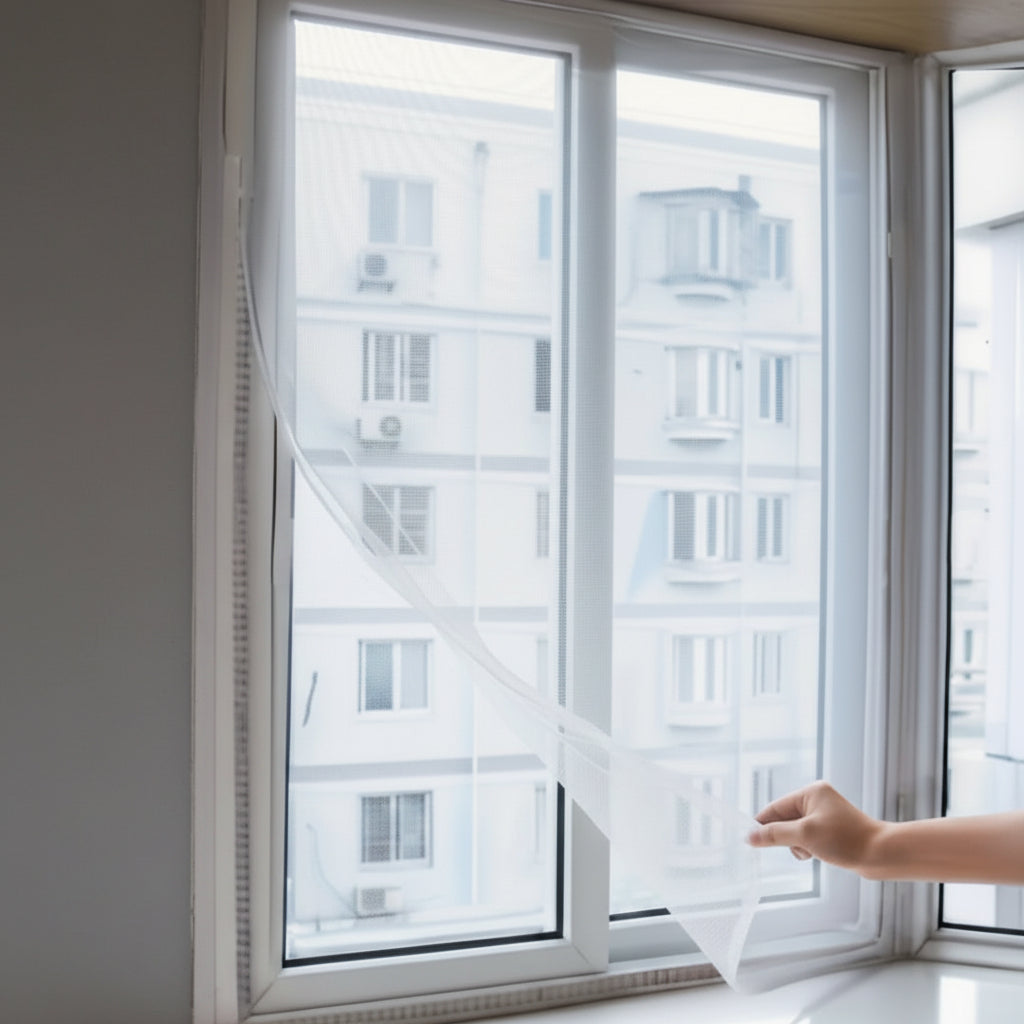 PUREMESH – Self-Adhesive Mosquito Window Net Kit