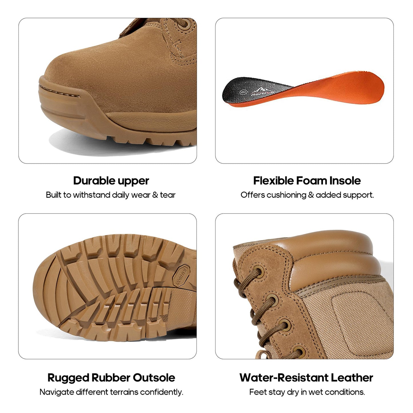 TREKVAULT – Waterproof Tactical Boots for Outdoor Work