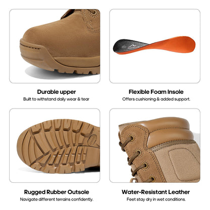 TREKVAULT – Waterproof Tactical Boots for Outdoor Work
