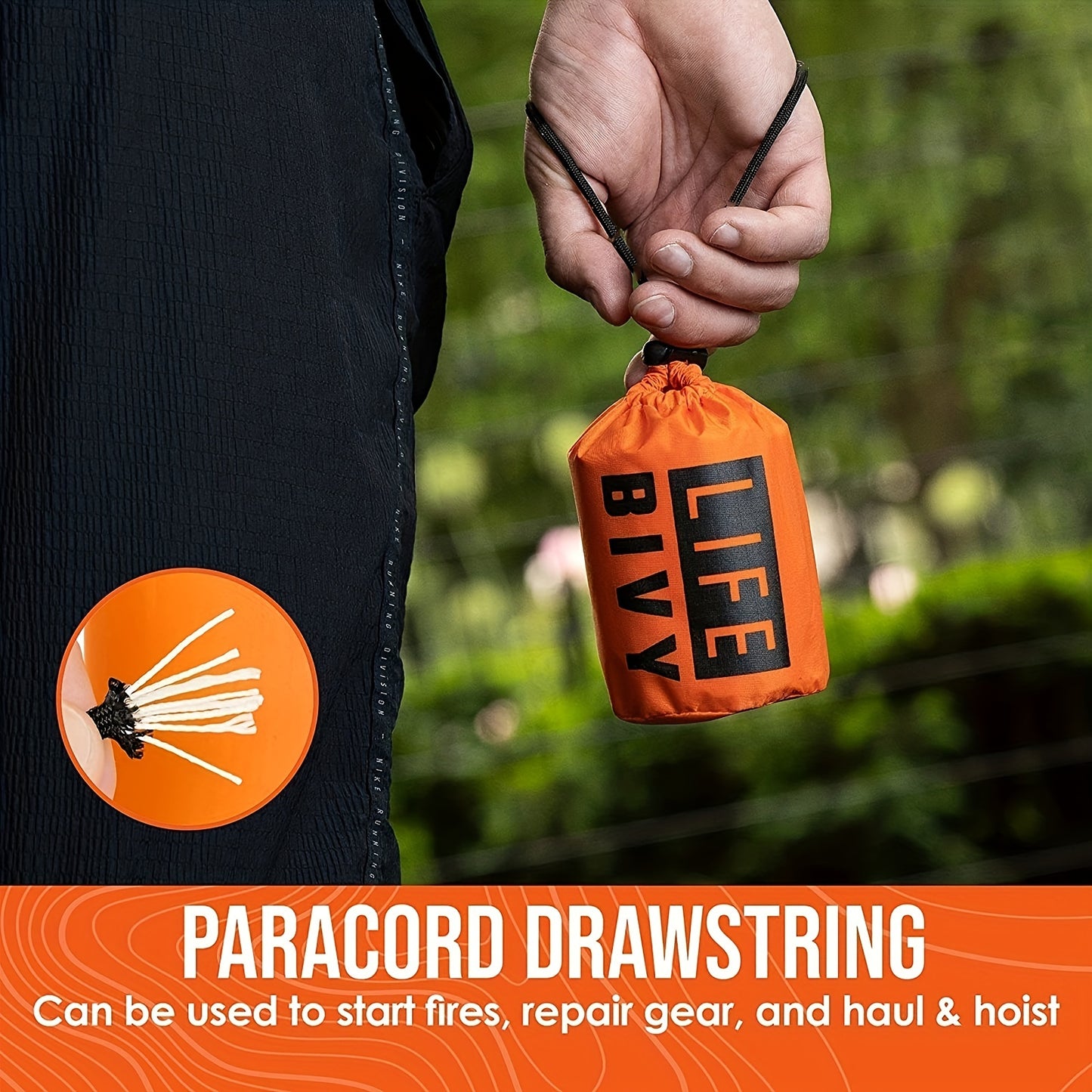 SURVIVASHIELD – Emergency Sleeping Bag for Outdoor Hike Protection and Preparedness