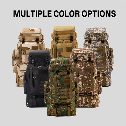 TRAILFORT - 80L Tactical Hiking Backpack