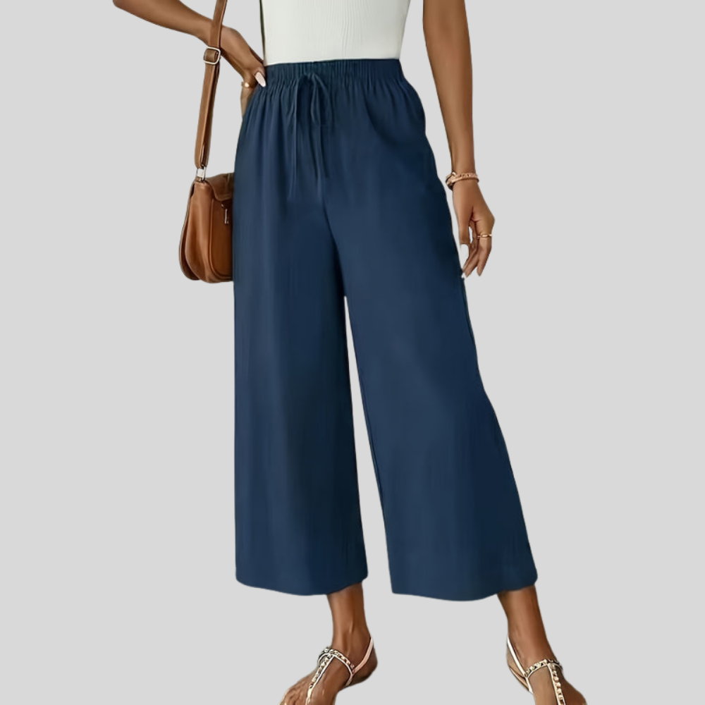 Casual Capri Wide Pants