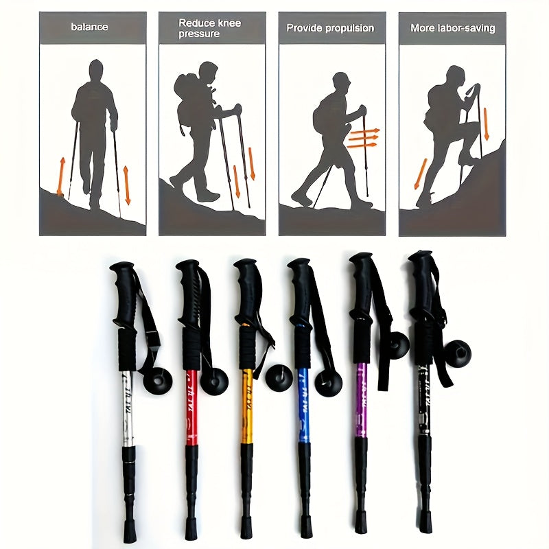 TRAILGRIP - Foldable Aluminum Hiking Stick