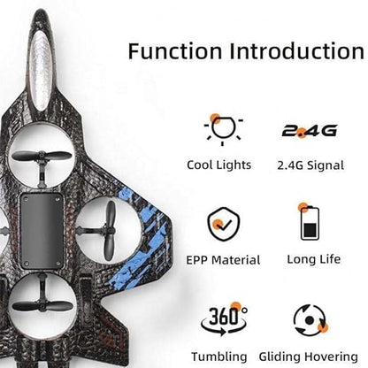 SKYSTRIKE – RC Fighter Jet with Gyro Stabilization for High-Speed Flight