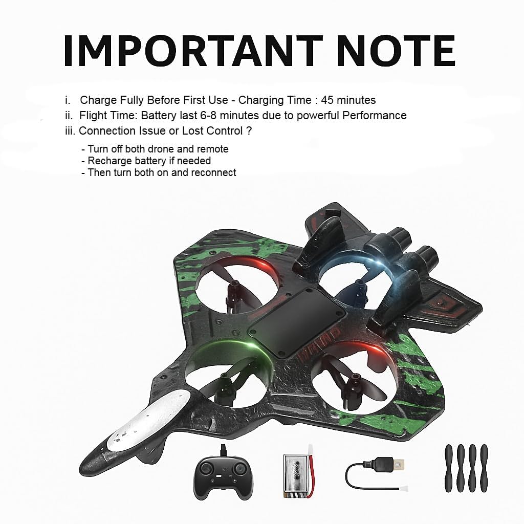 SKYSTRIKE – RC Fighter Jet with Gyro Stabilization for High-Speed Flight