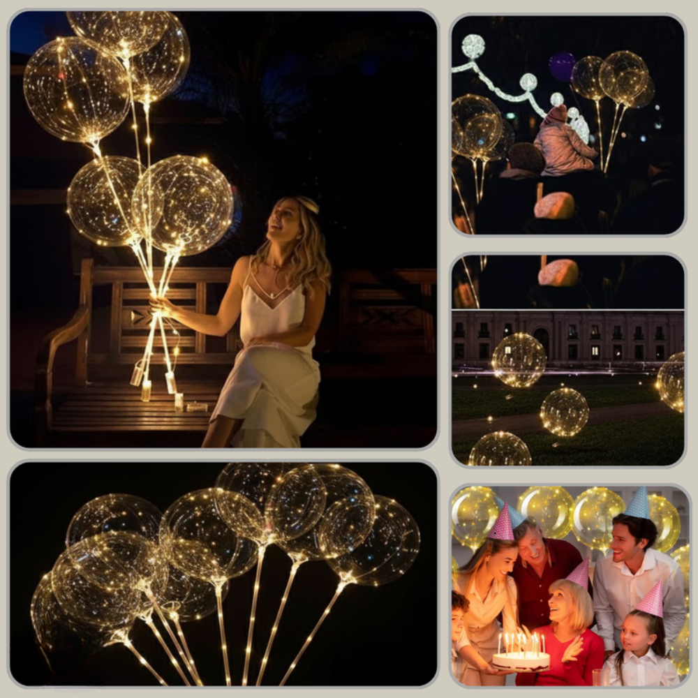 GLOWFEST – LED Balloon Lights for Warm Party Decorations