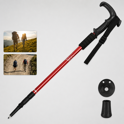 TRAILGRIP - Foldable Aluminum Hiking Stick