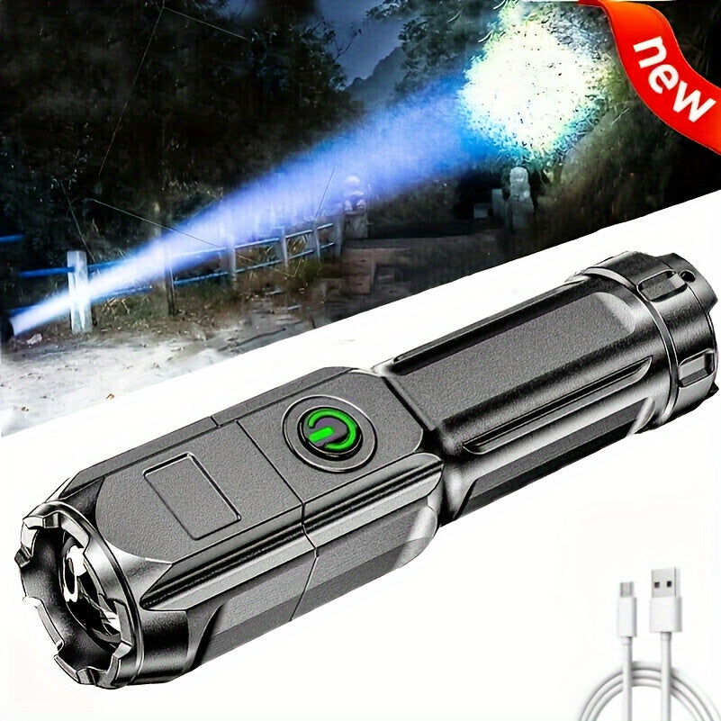 BEAMVOLT – Rechargeable Zoom Flashlight for Outdoor Lighting