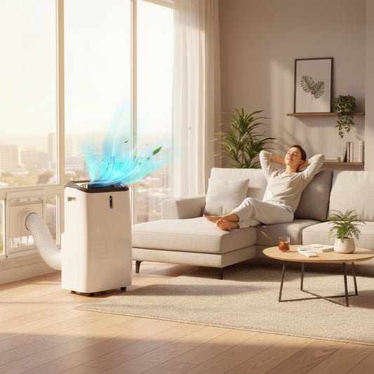 CLIMAFLOW – Portable Air Cooler with Cooling and Dehumidifying Function
