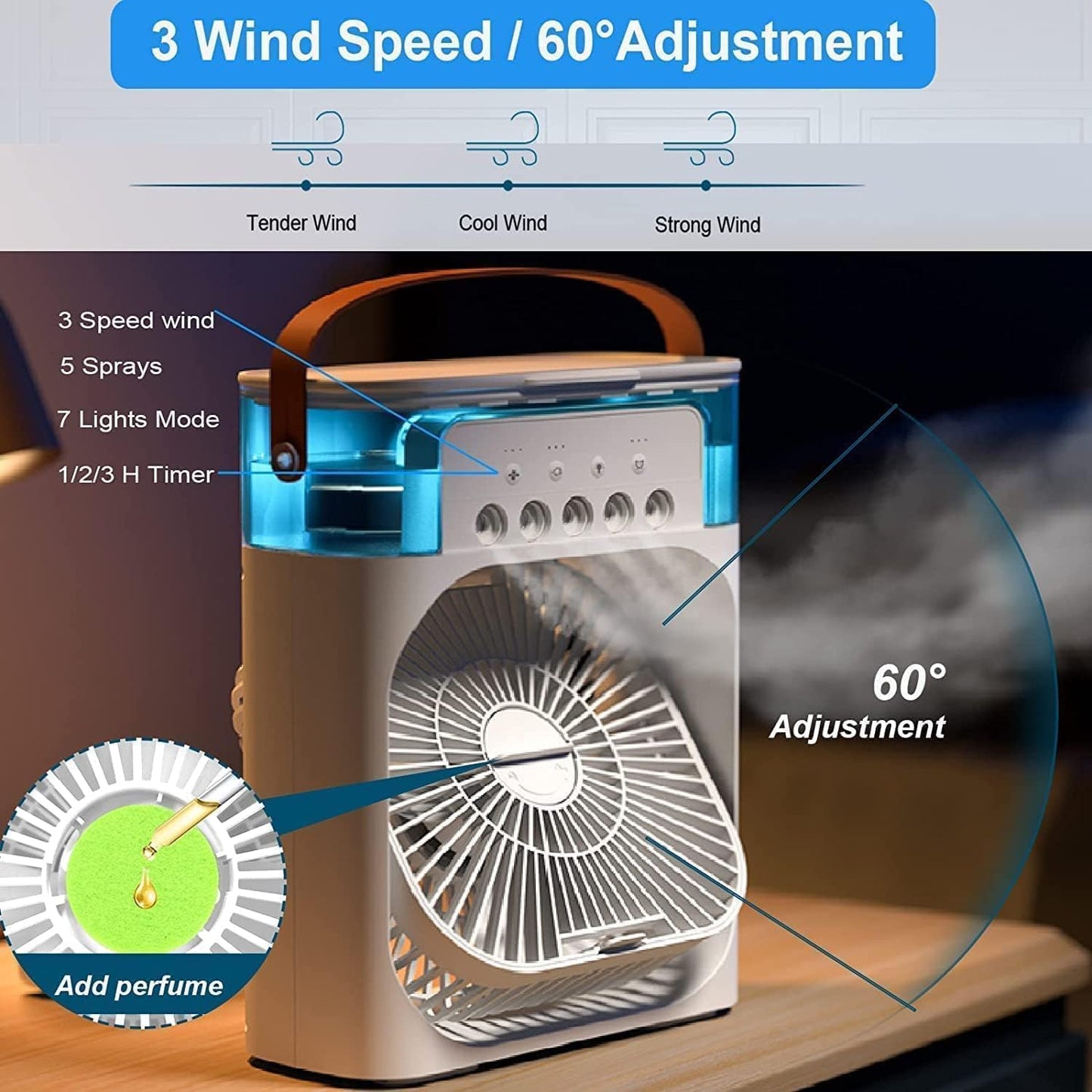 ARCTIBREEZE – Portable Air Cooler for Refreshing Personal Comfort