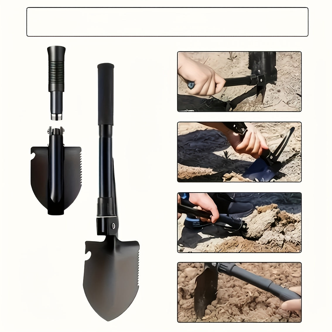 FORGEWAY - Tactical Folding Survival Shovel
