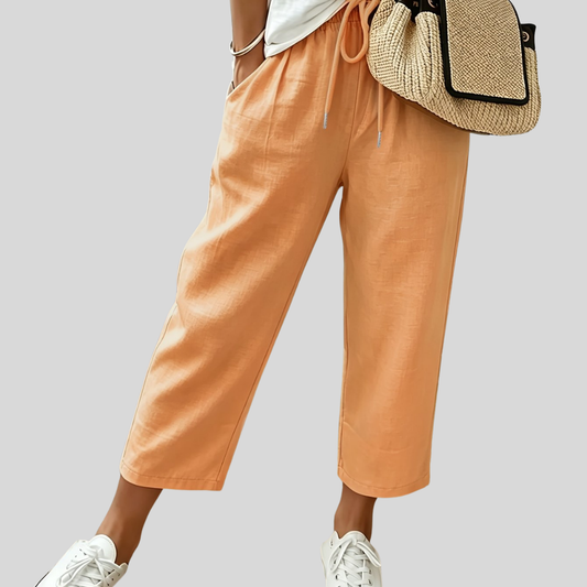 Cropped Office Wide Pants