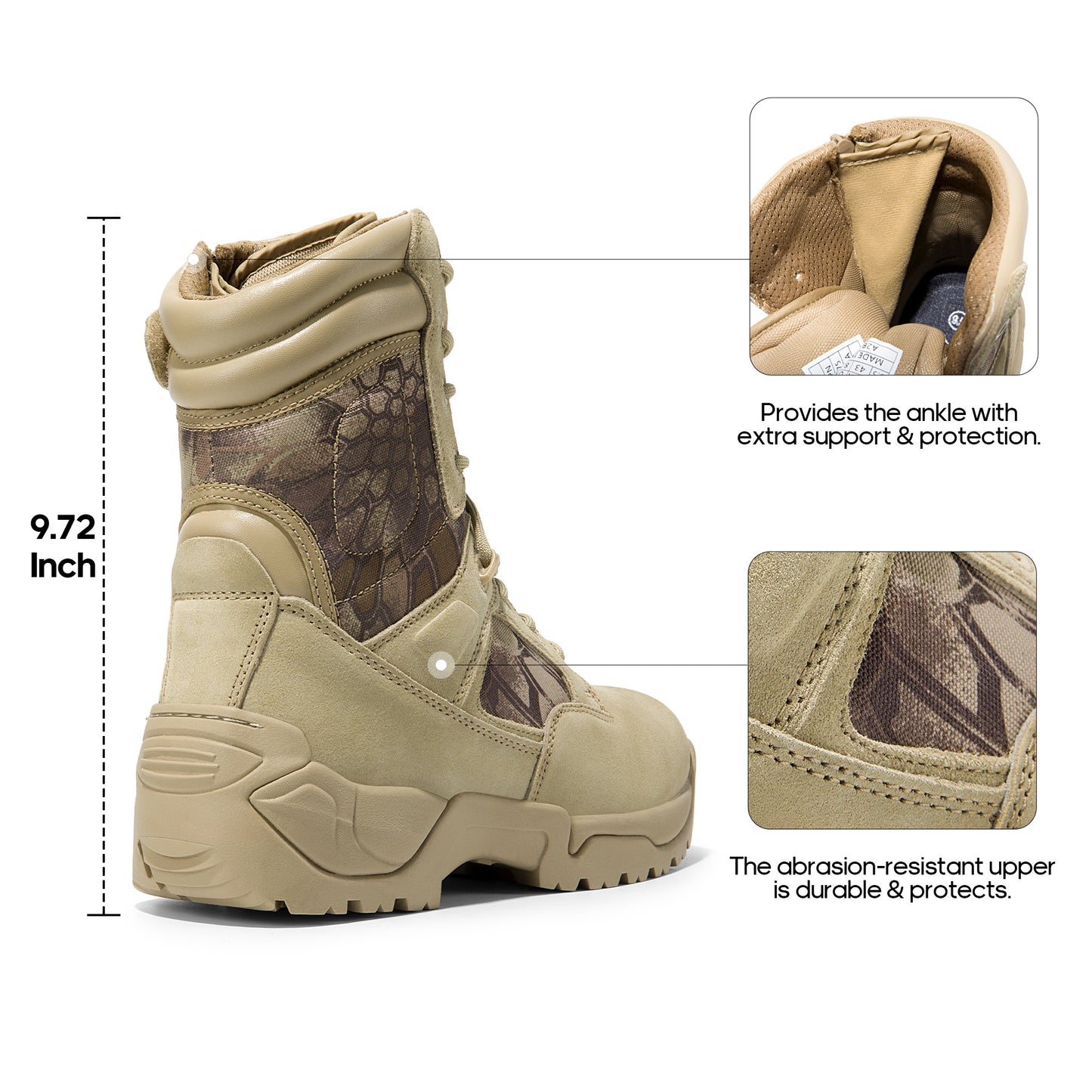 TREKVAULT – Waterproof Tactical Boots for Outdoor Work