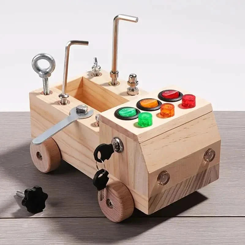BRAINBOLT – Interactive Busy Board for Fine Motor Skills and Early Learning