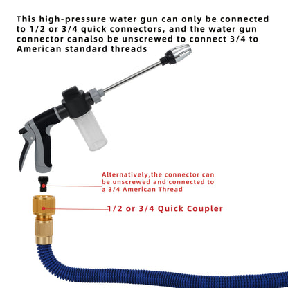 HYDROGUN – High-Pressure Garden & Car Wash Spray Gun