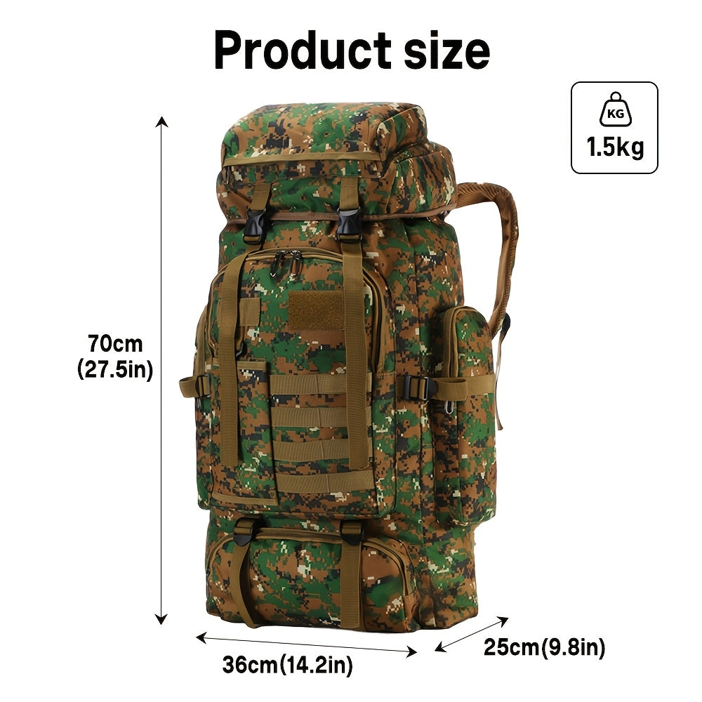 TRAILFORT - 80L Tactical Hiking Backpack