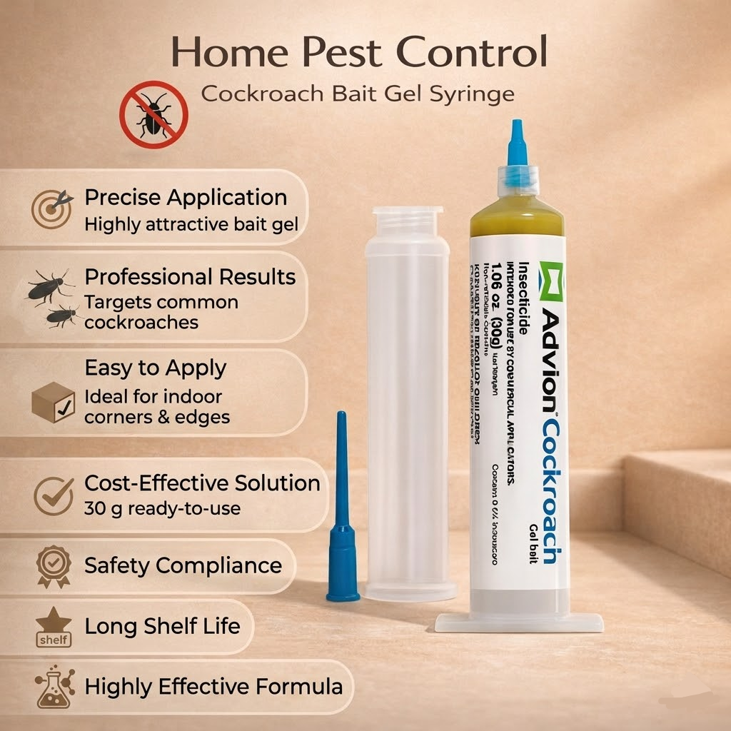 ROACHGUARD – Cockroach Control Gel for Indoor Pest Protection
