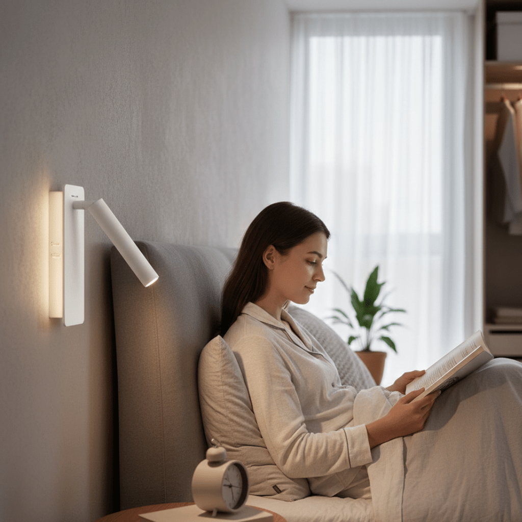 LUMISWIVEL – Rotatable LED lamp for flexible bedside lighting