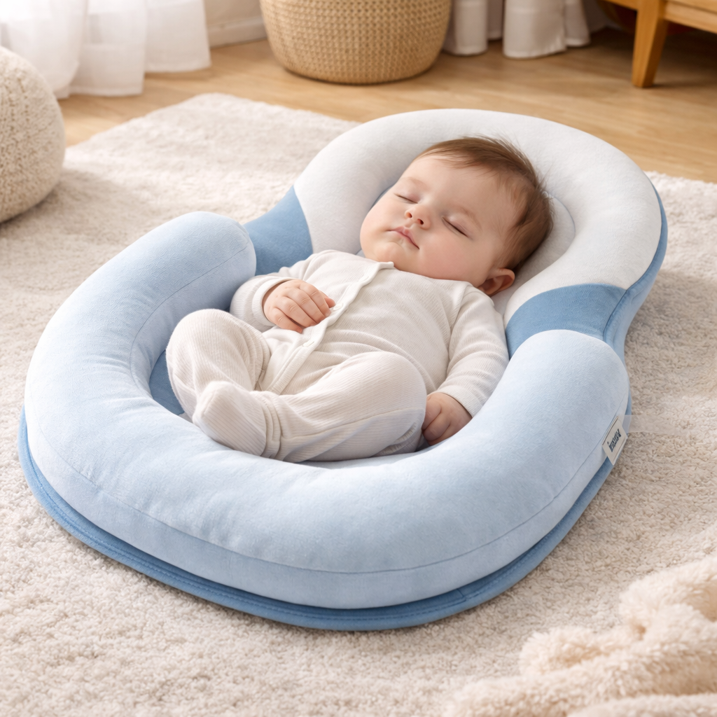 NESTYCARE – Baby Lounger Sleep Support Head Shaping Cushion