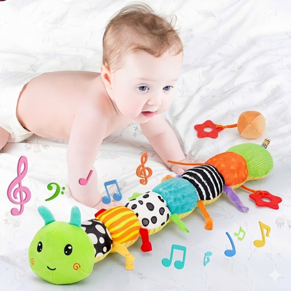 MELOPILLAR – Baby Sensory Plush Musical Caterpillar Toy