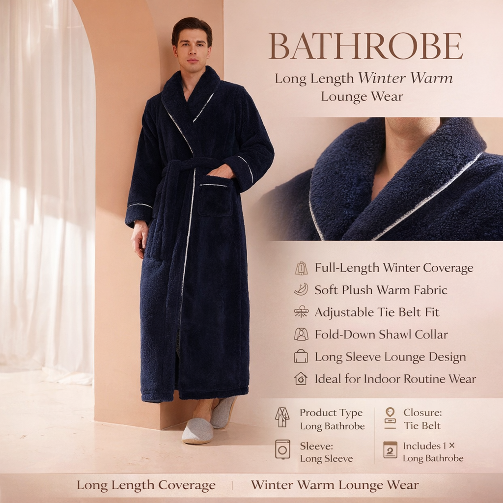 WARMHAVEN – Long Winter Lounge Bathrobe