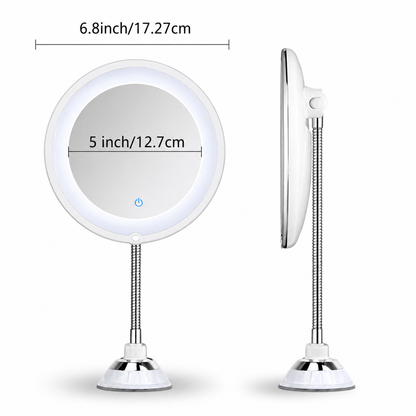 ZOOMORA – Wall Mounted Magnifying Mirror for Detailed Beauty Care