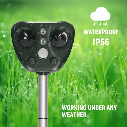 BIRDSHIELD – Solar Ultrasonic Bird Repellent for Garden Protection