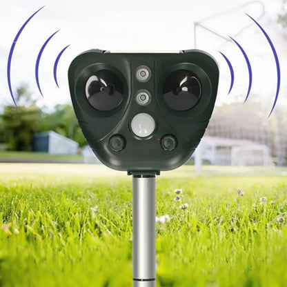 BIRDSHIELD – Solar Ultrasonic Bird Repellent for Garden Protection