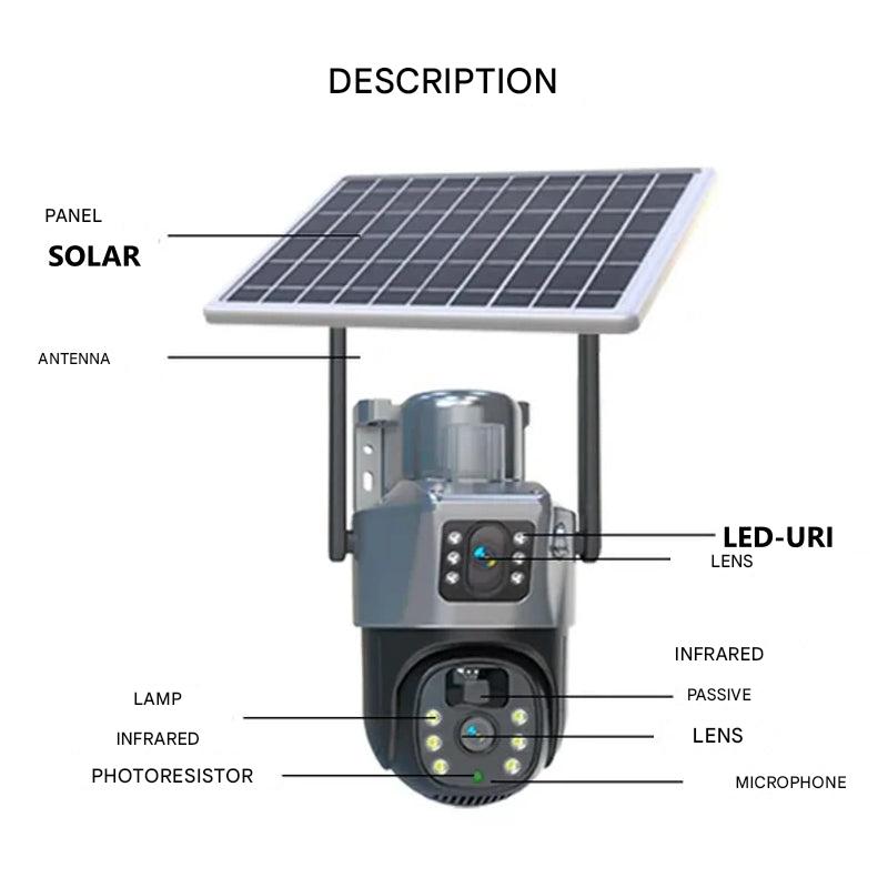 SOLARWATCH – Wireless 4K Security Camera for Smart Outdoor Monitoring