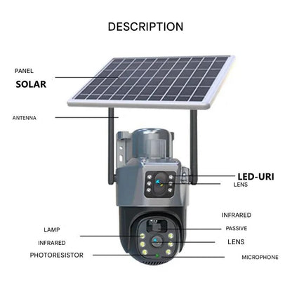 SOLARWATCH – Wireless 4K Security Camera for Smart Outdoor Monitoring