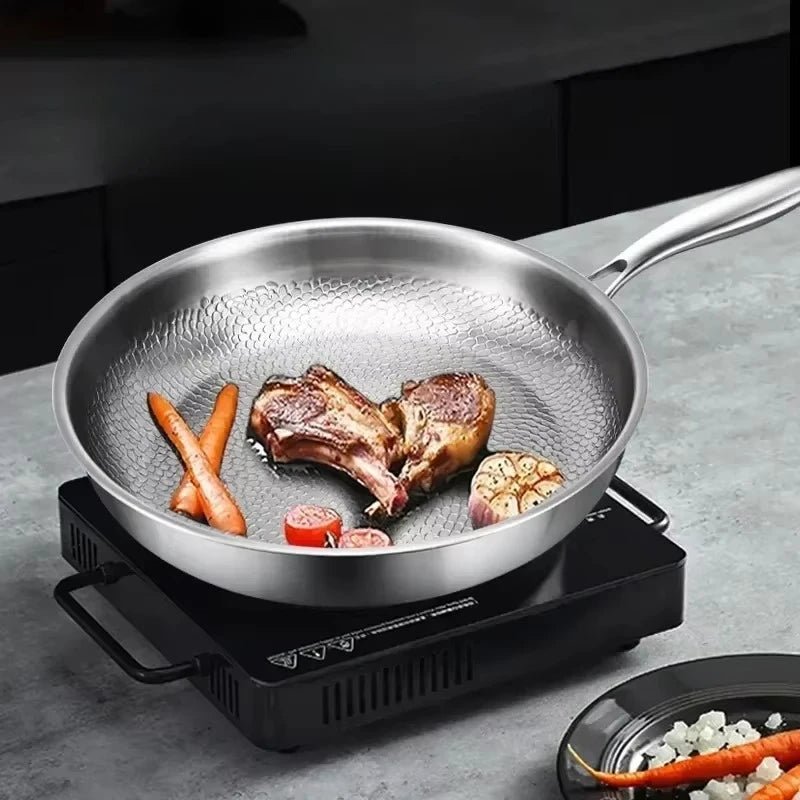 FORGELINE – Hammered Titanium Non-Stick Frying Pan for Induction Cooking