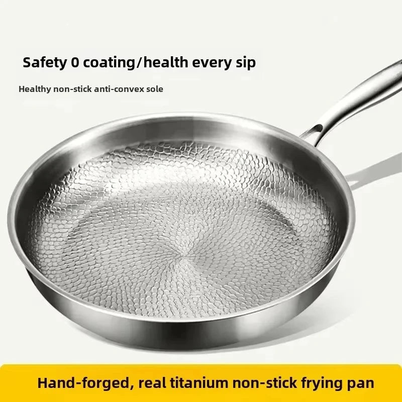 FORGELINE – Hammered Titanium Non-Stick Frying Pan for Induction Cooking