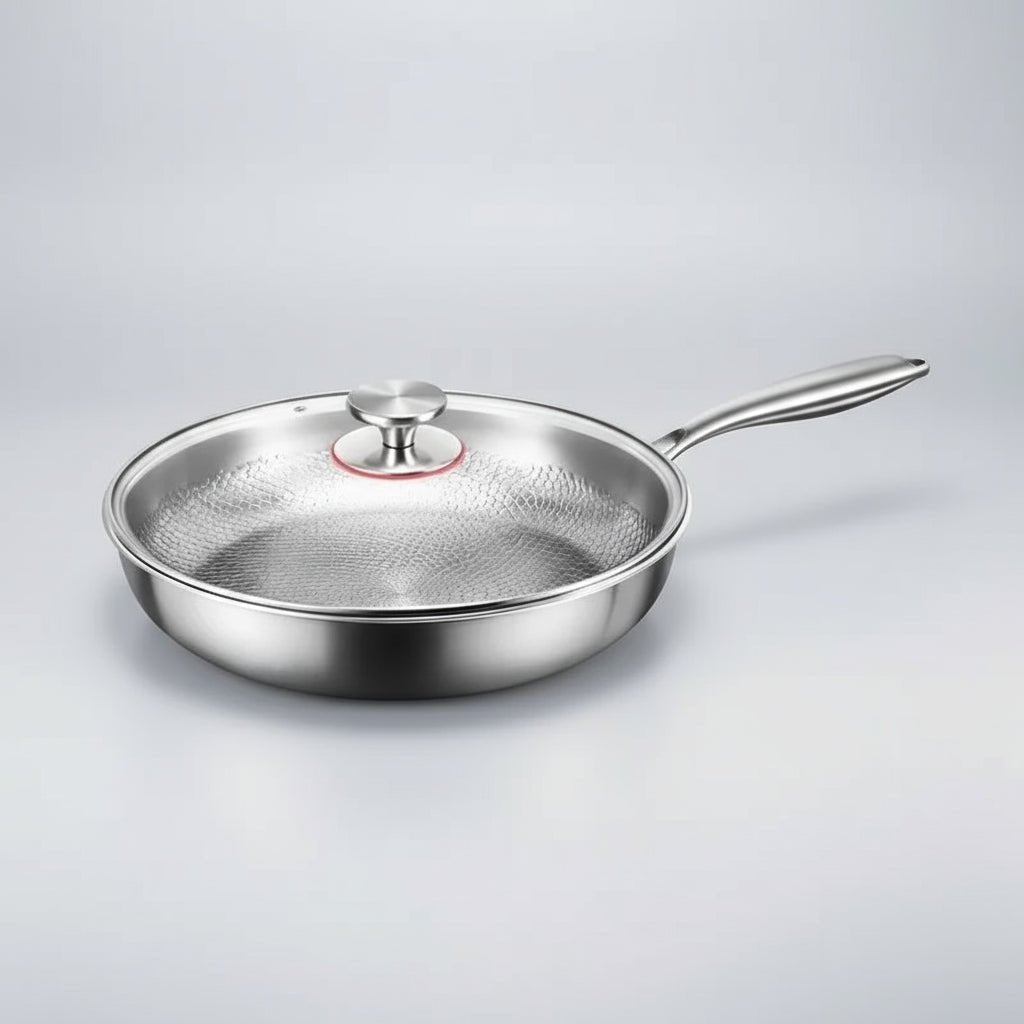 FORGELINE – Hammered Titanium Non-Stick Frying Pan for Induction Cooking