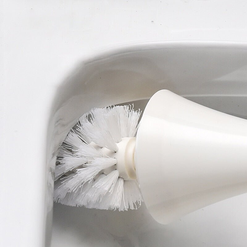 CLEANLUXE - Silicone Toilet Brush & Hygienic Holder for Deep Cleaning 7