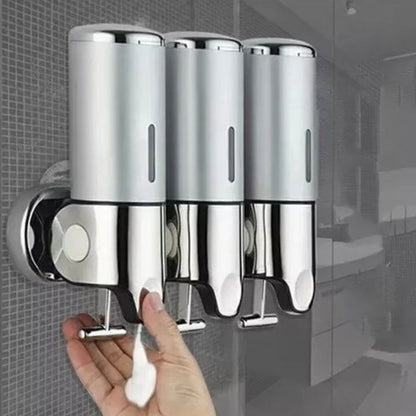 DISPENSIFY – Wall-Mounted Soap Dispenser with Modern Stainless Steel Design