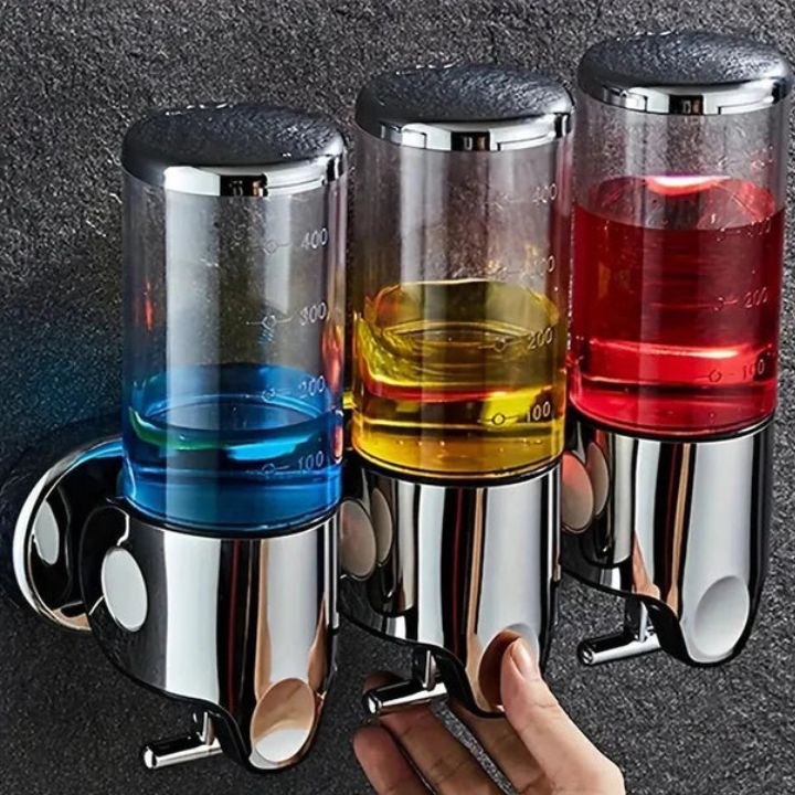 DISPENSIFY – Wall-Mounted Soap Dispenser with Modern Stainless Steel Design