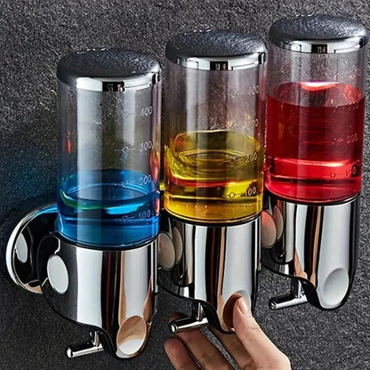DISPENSIFY – Wall-Mounted Soap Dispenser with Modern Stainless Steel Design