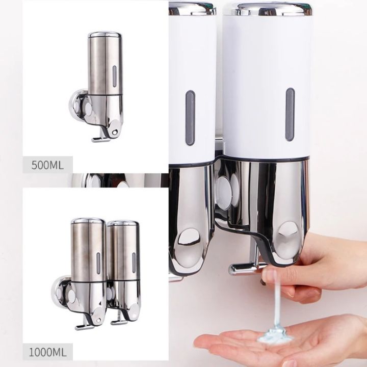 DISPENSIFY – Wall-Mounted Soap Dispenser with Modern Stainless Steel Design