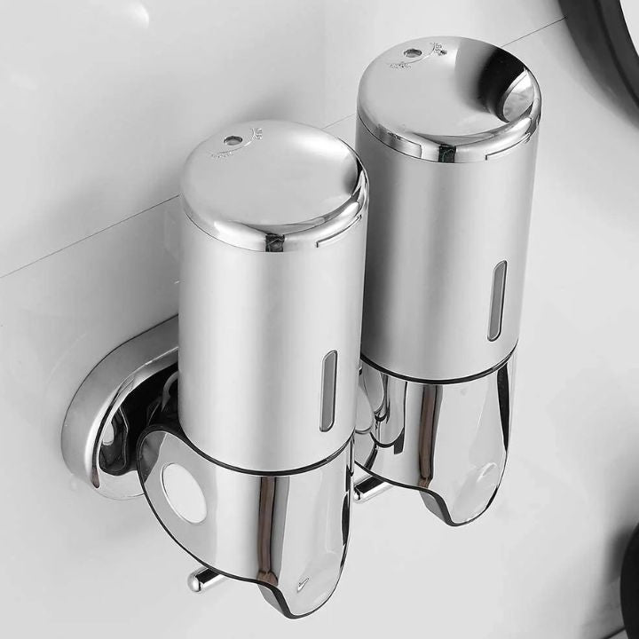 DISPENSIFY – Wall-Mounted Soap Dispenser with Modern Stainless Steel Design