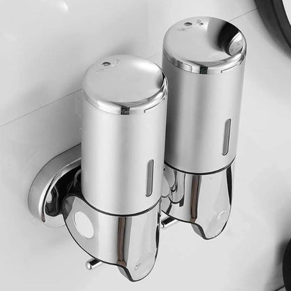 DISPENSIFY – Wall-Mounted Soap Dispenser with Modern Stainless Steel Design